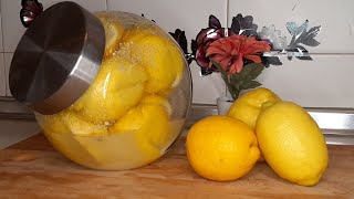 طريقة تحضير الليمون المصير او الحامض المرقد بطريقة المحترفين ناجح 100% من أول تجربةLhamed msayer