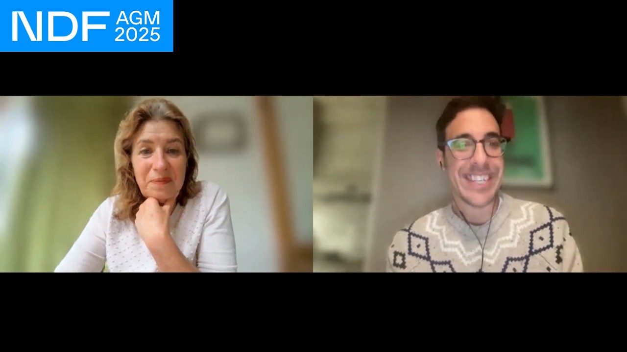 Ash Mann in conversation with Rachael Davies: Imagination, resilience, & letting go | NDF AGM 2025