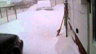 Blizzard in Ashtabula, Ohio.  22 Inches of snow.