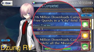 Where to clear Free Quest in a City Field (16M Downloads) - Fate Grand Order (FGO) NA