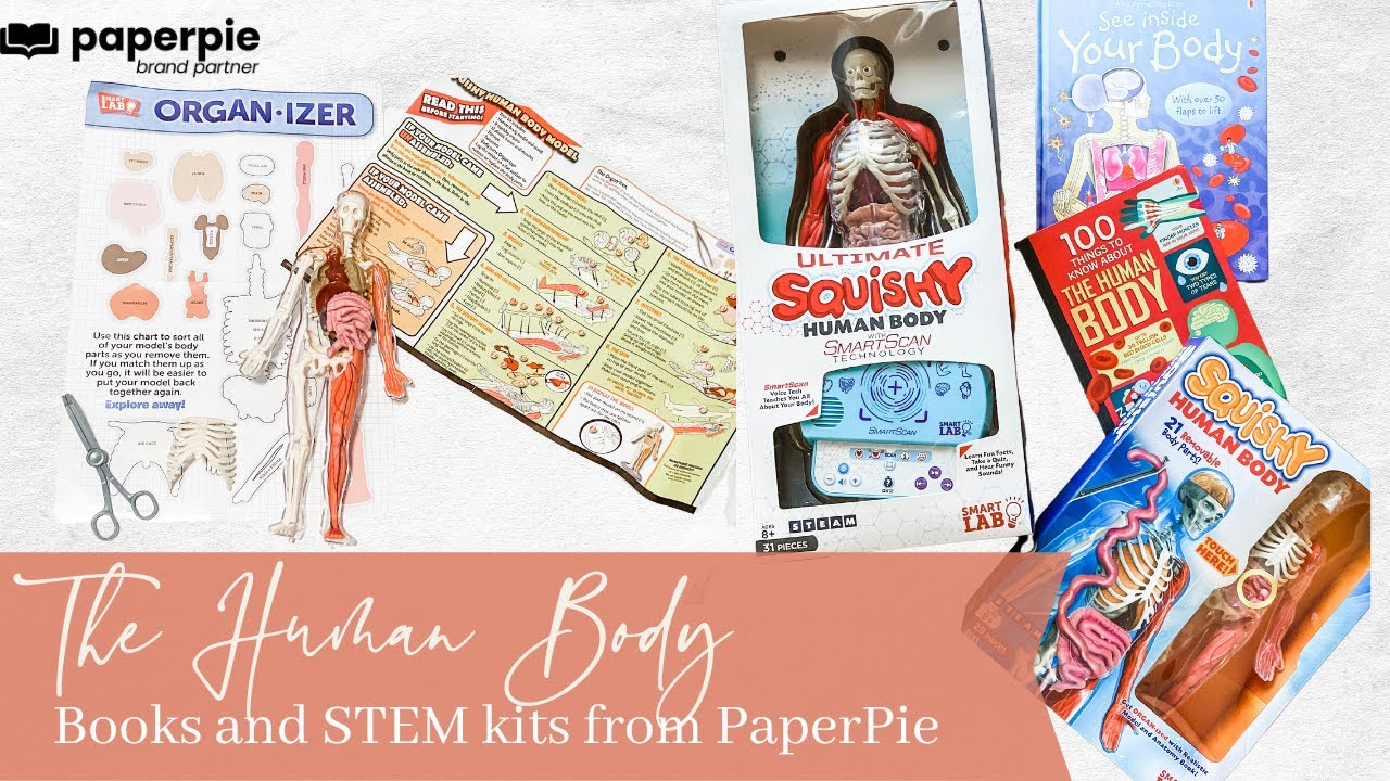 The Human Body Books and Squishy Human Body from PaperPie (great for CC