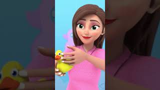 Five Little Ducks Went Swimming One Day #shorts #kidsongs #nurseryrhymes