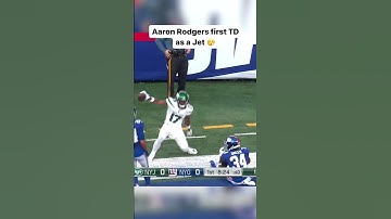 Aaron Rodgers dropped a DIME to Garrett Wilson 🔥 (via @NFL ) #shorts