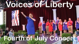 Voices of Liberty Fourth of July Concert at Epcot (HD)