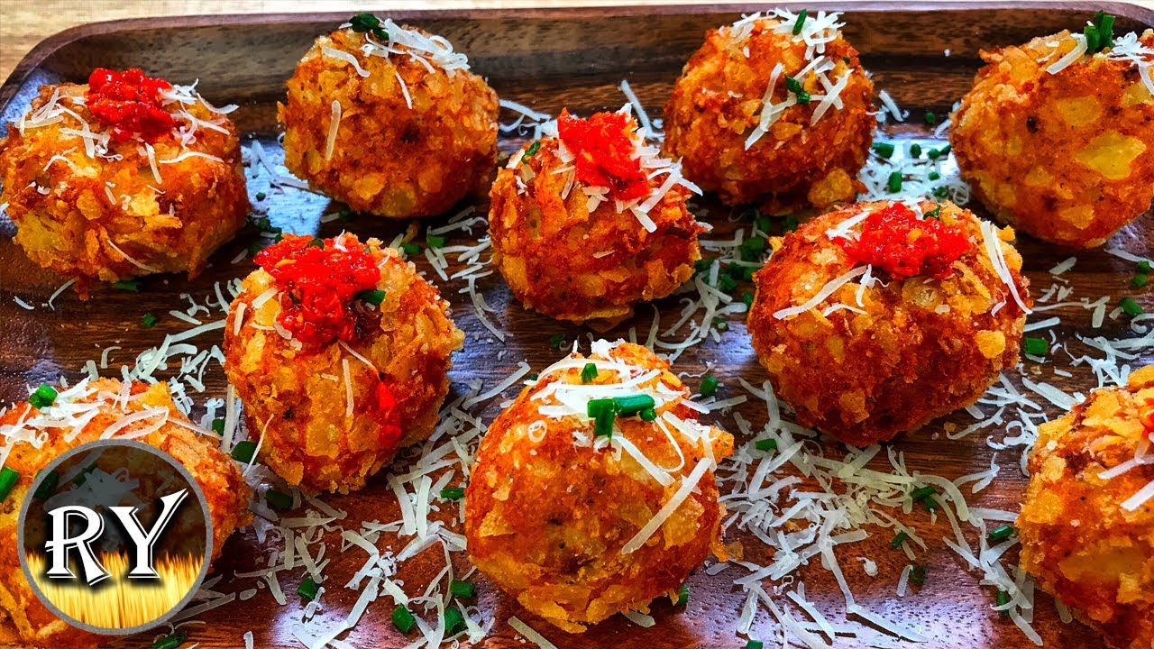 Crispy Bacon Potato Balls YouTube