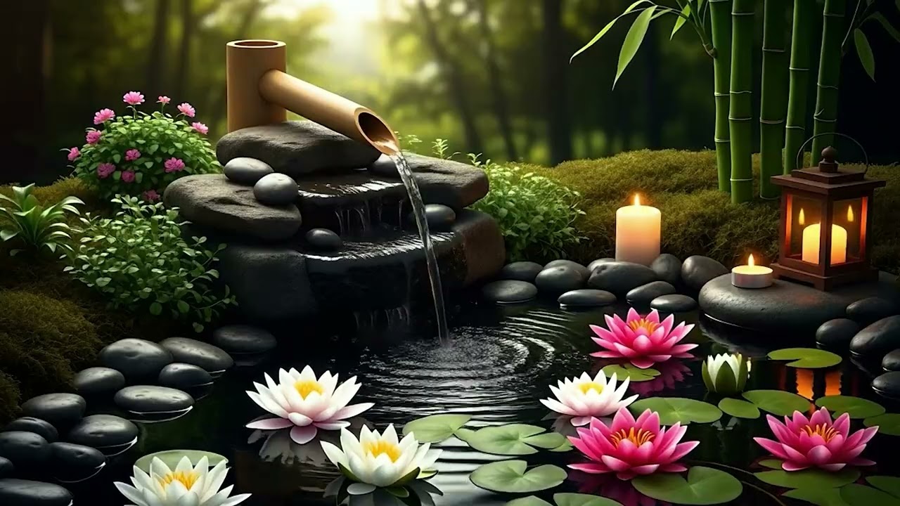 Soothing Relaxing Music & Water Sounds 🍃 Peace of Mind, Anxiety Relief