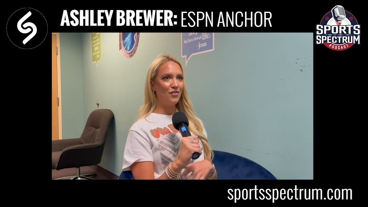 ESPN's Ashley Brewer on a difficult 2020, trusting in God & working her  dream job - YouTube