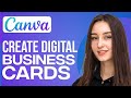 How To Create Digital Business Card In Canva