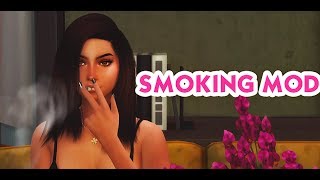 SMOKING MOD | The Sims 4  - Mod Review