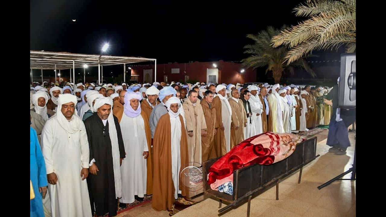 الشيخ محمد العلوي بن مولاي عبدالله الزنطار في كلمة التأبين والدعاء - محمد با سعيد العلوي رحمه الله