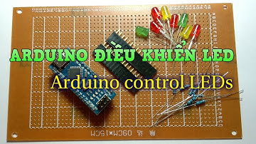ARDUINO DIEU KHIEN LED   Arduino control LEDs