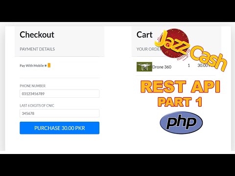 Jazzcash REST API With PHP - Mobile Payment - Part 1