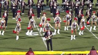 Homewood Patriot Marching Band halftime show vs Hueytown Oct. 16, 2015