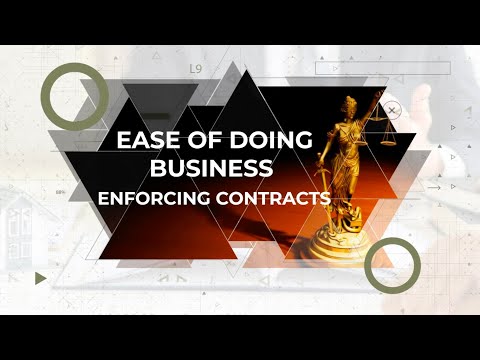 Enforcing Contracts, Ease of Doing Business