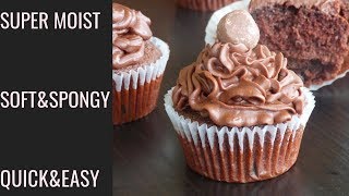 Chocolate cupcake - super moist cupcakes best recipe