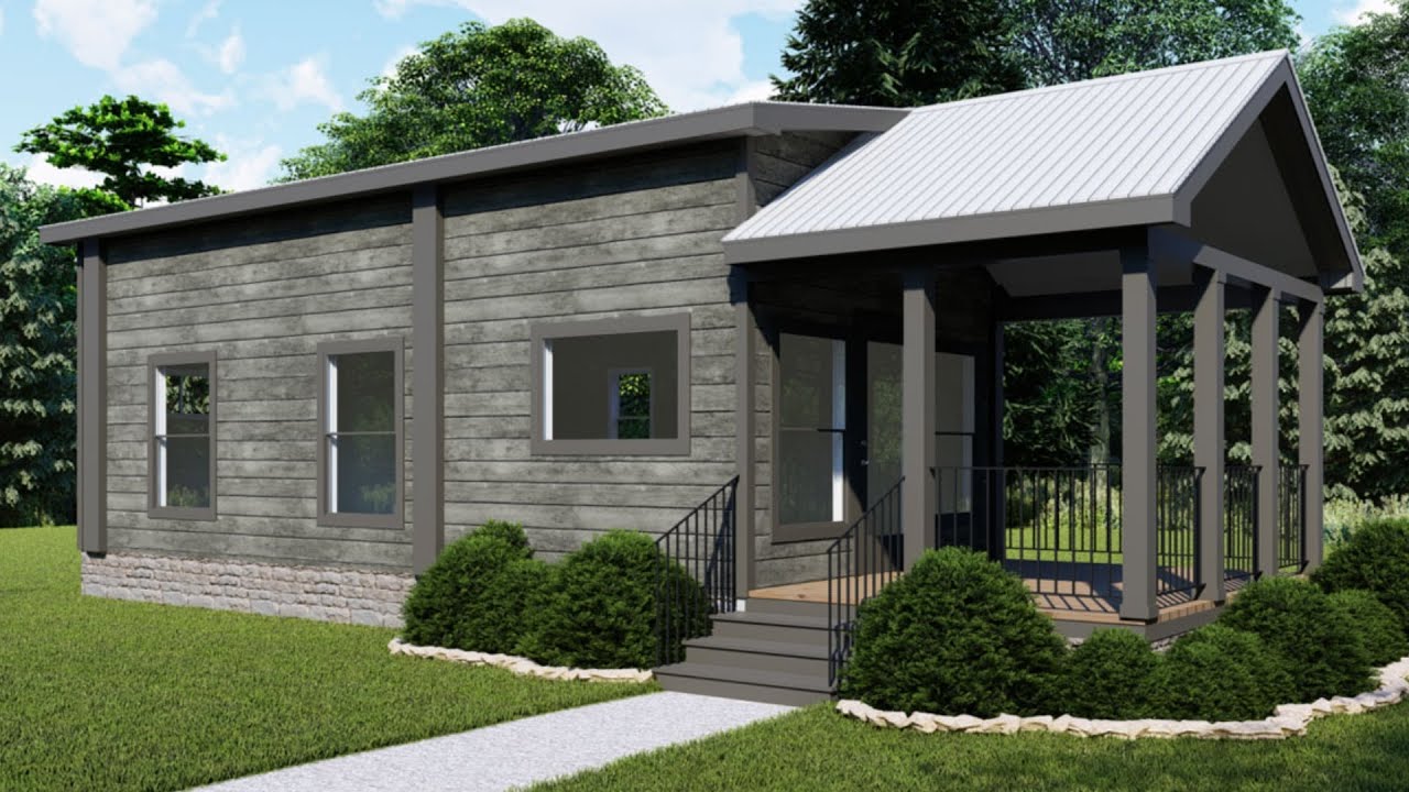 Rustic Charming Cumberland Park Model Offers A Bright and Open Layout