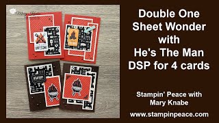 Double One Sheet Wonder with He's The Man DSP