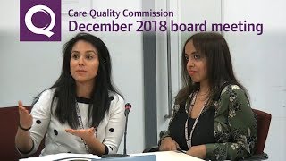 CQC board meeting - December 2018