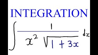 INTEGRATION | Algebraic Substitution @mathszoneafricanmotives