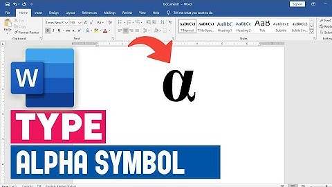 Hoe u een alfanumerieke tekenreeks in Microsoft Word invoegt | Alfanumerieke tekens in Word typen