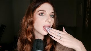 ASMR | Mouth Sounds, Spit Painting & Hypnotic Hand Movements. 😛💓