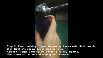 RIVETMACH Automatic Rivet Gun-How to add more oil in rivet tool?