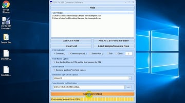 How To Use CSV To DBF Converter Software