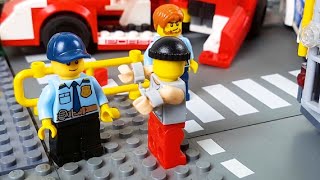 Lego Experimental Cars and Trucks - Police Cars Vs Excavator || Lego NCN