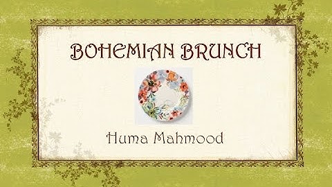 Interior/Tableware Setting - Bohemian Theme