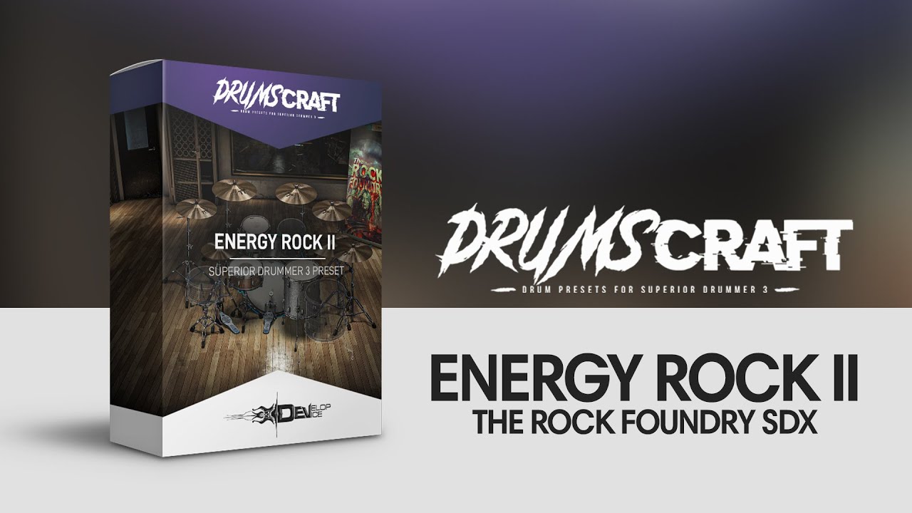 Energy Rock II: Superior Drummer 3 Preset - Sound Demo Video