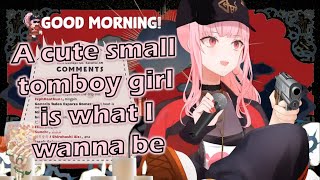 Calli says she wanted to be a cute flat chested girl but Youtube-kun doesn't approve