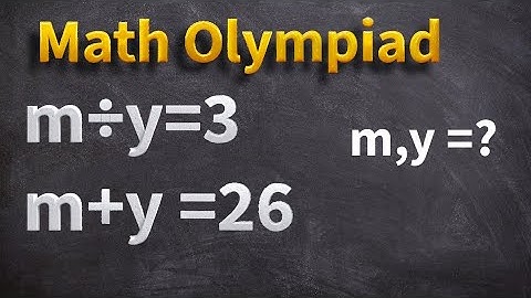 American Math Olympiad question/ can you find the value of m&y? @NumberNature-9890