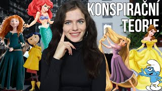 KONSPIRAČNÍ TEORIE | Na vlásku, Koralína, Šmoulové, Ariel, Kráska a zvíře, Rebelka |Just Justýna