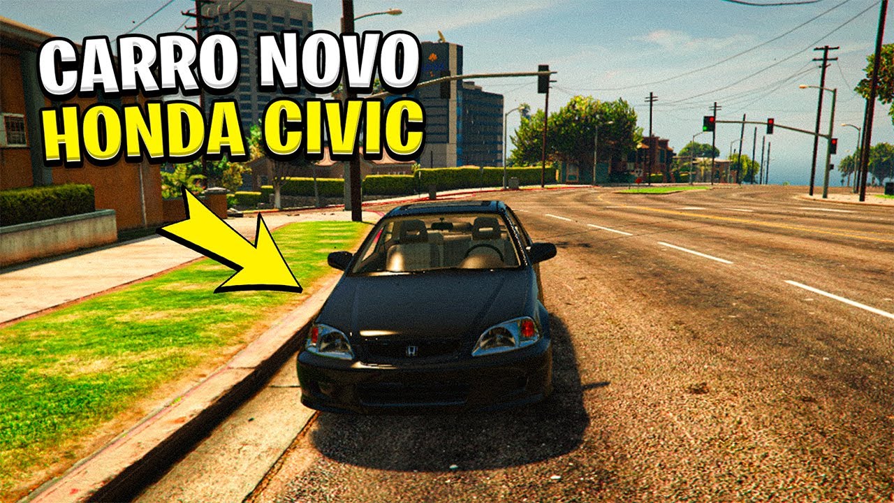 FINALMENTE FOI TESTADO o MEU NOVO HONDA CIVIC 2000! AGORA É HORA do PROJETO JDM! GTA RP🔥
