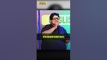 Ritik Sir Entry In Neev Batch #shorts #alakhsir #physicswallah