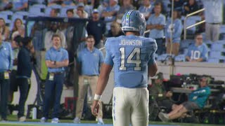 UNC’s Max Johnson returns to the football field