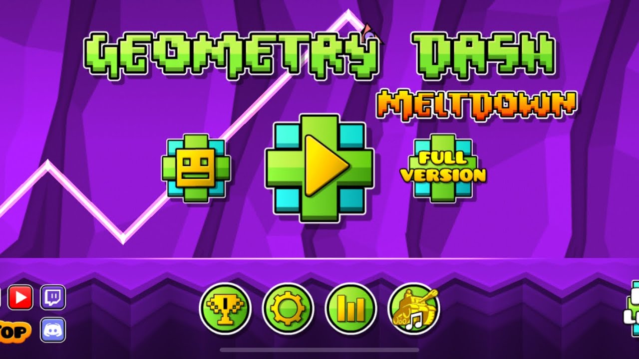 Geometry Dash meltdown full walkthrough (3 coins) - YouTube
