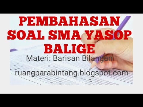 SOAL SMA YASOP