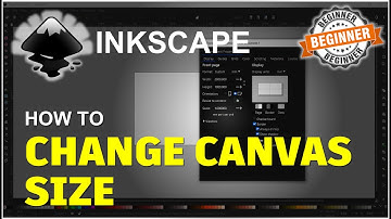 Inkscape How To Change Canvas Size Tutorial