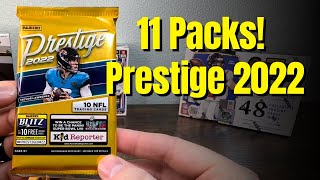 Opening 11 Prestige 2022 Football Card Packs!
