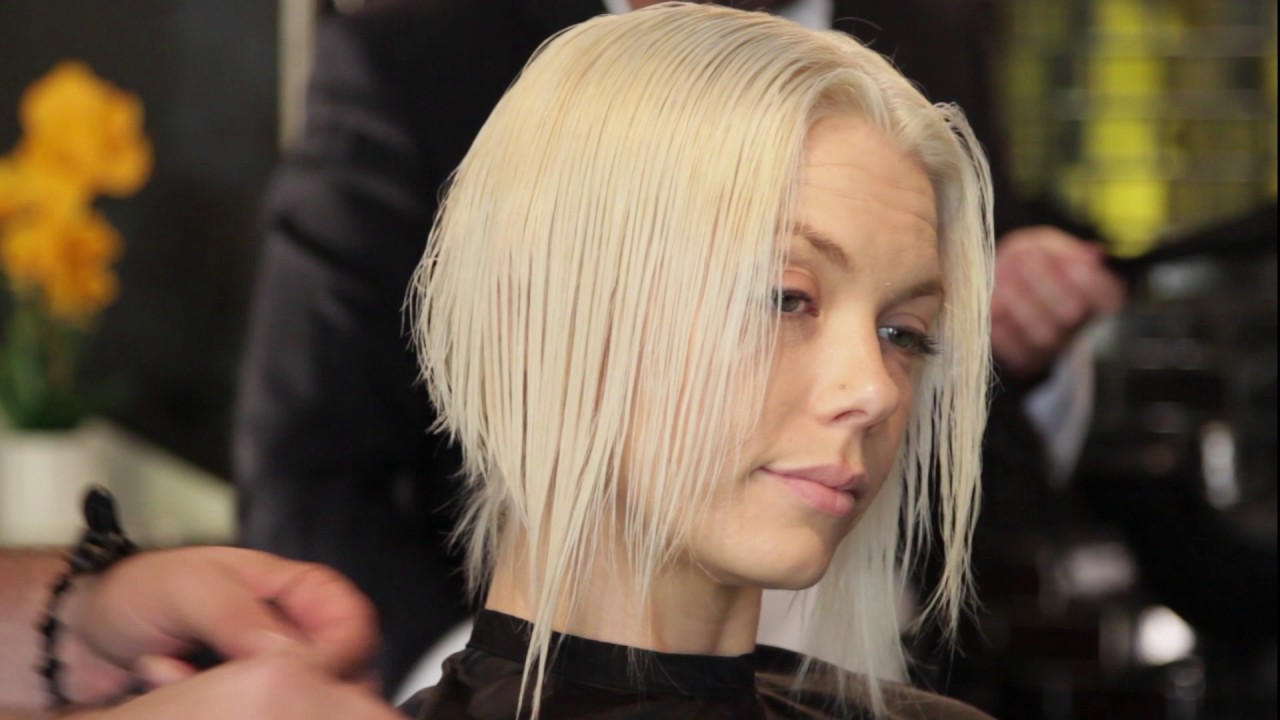 Razor Hair Cuts Abstract A Line Bob And Long Layer Shag Youtube