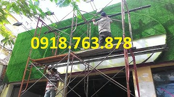 Cỏ Nhân Tạo Ốp Tường, Dán Tường 0918.763.878