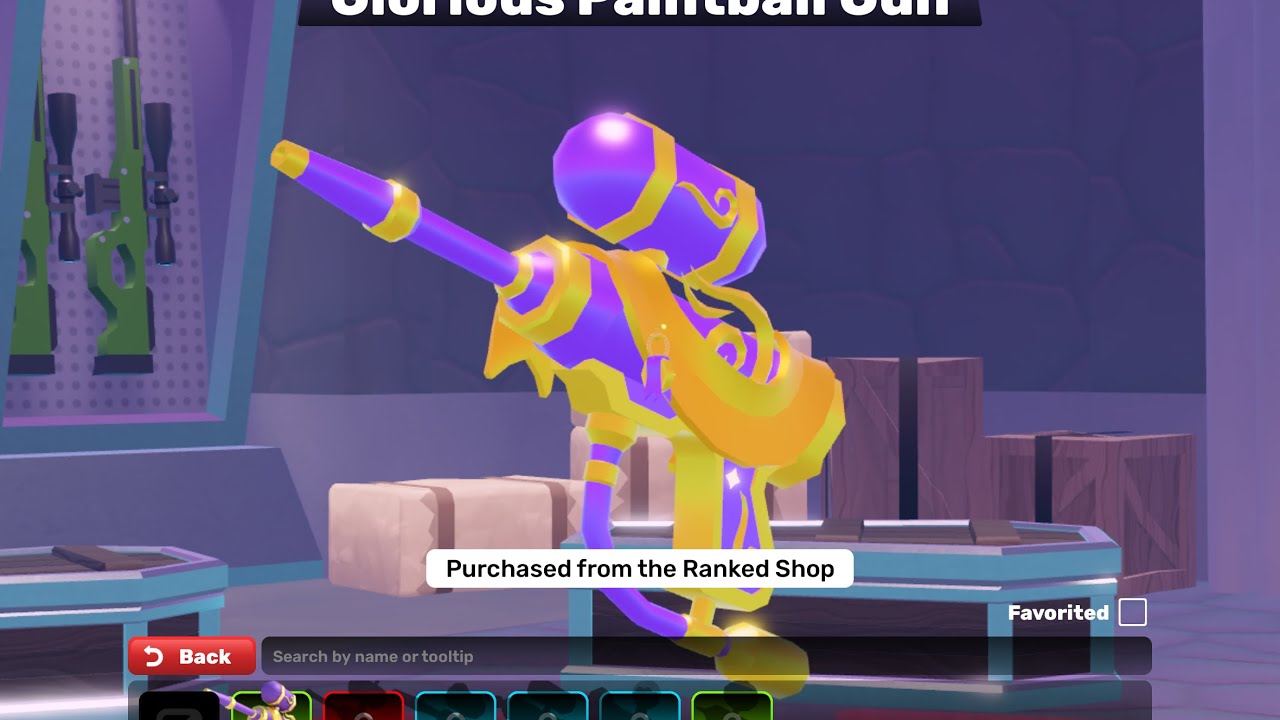 Unlocking the glorious paintball gun skin in Roblox rivals - YouTube