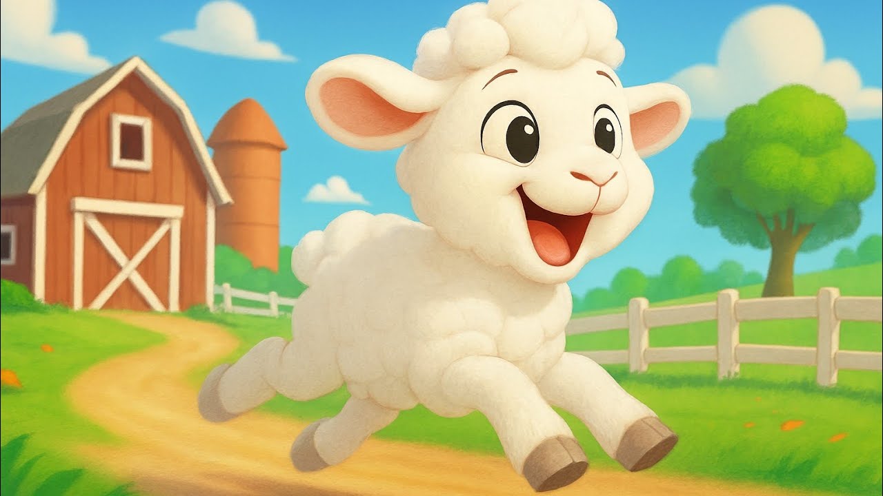 Naughty Lamb on the Run 🐑😄 | Funny Kids Song | 3D Animated Cartoon