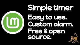 Simple timer for Linux Mint, free and open source