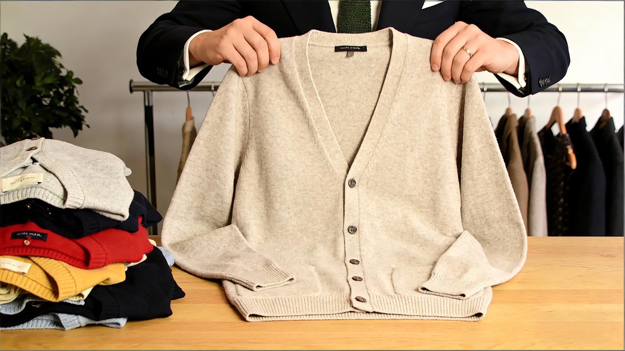 Как сложить кардиган за одну минуту.