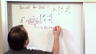 Lesson 5 - Finding The Determinant Of A Matrix With Row Operations, Part 1 (Linear Algebra)