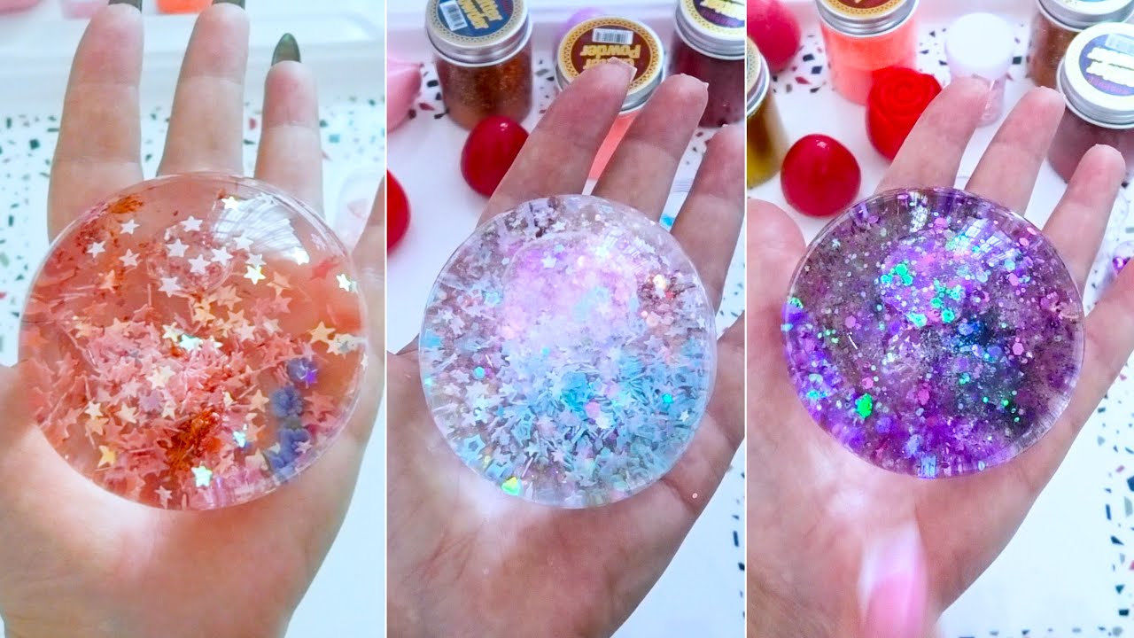 Making SQUISHIES balls using double-sided silicone tape and Water 