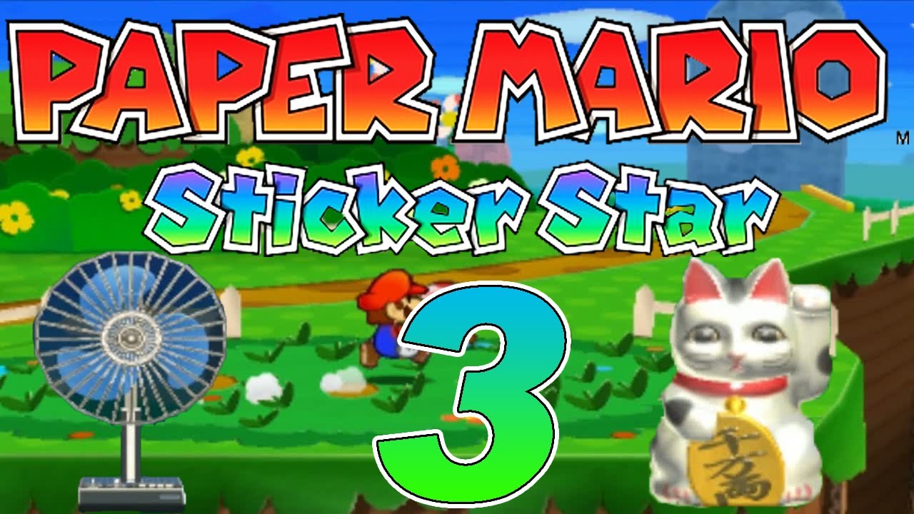PAPER MARIO STICKER STAR 📄 #3: World 1-2 Floragarten - YouTube