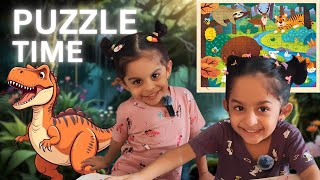 Tiny Puzzle Geniuses! Watch Our 3-Year-Olds Solve These! 🐘🗺️🦖 screenshot 4